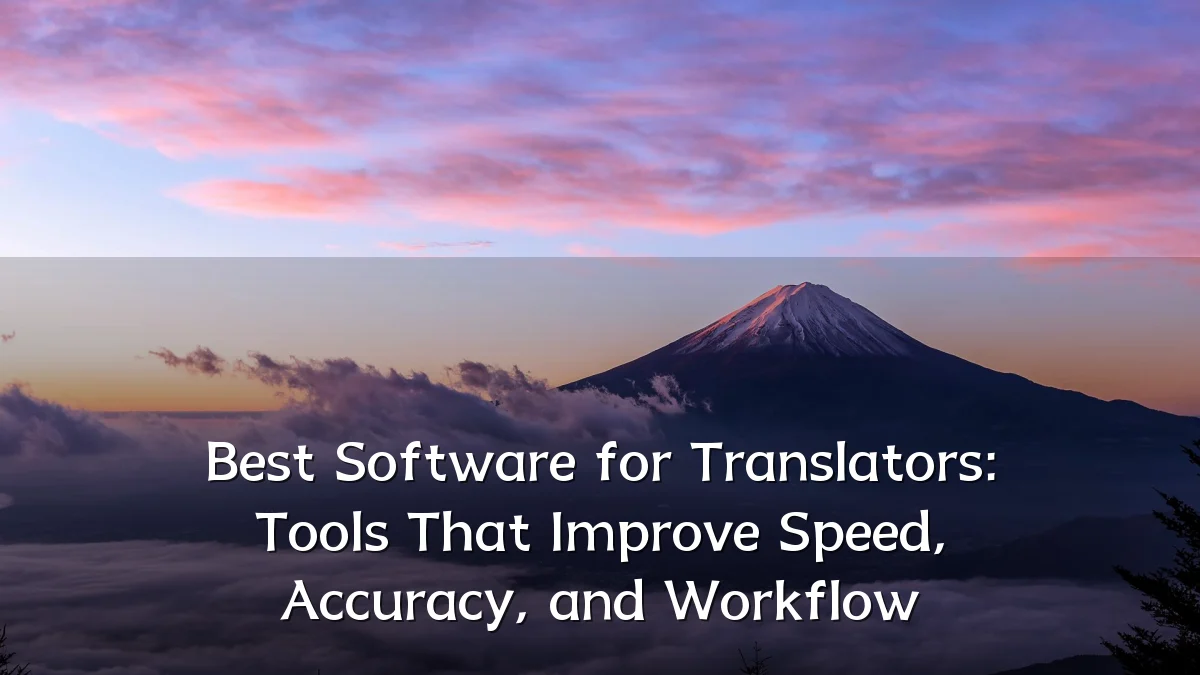 Best Software for Translators: Tools That Improve Speed, Accuracy, and Workflow