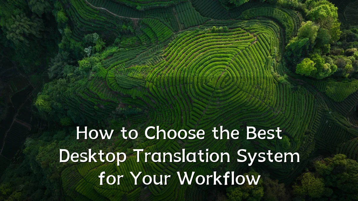 How to Choose the Best Desktop Translation System for Your Workflow