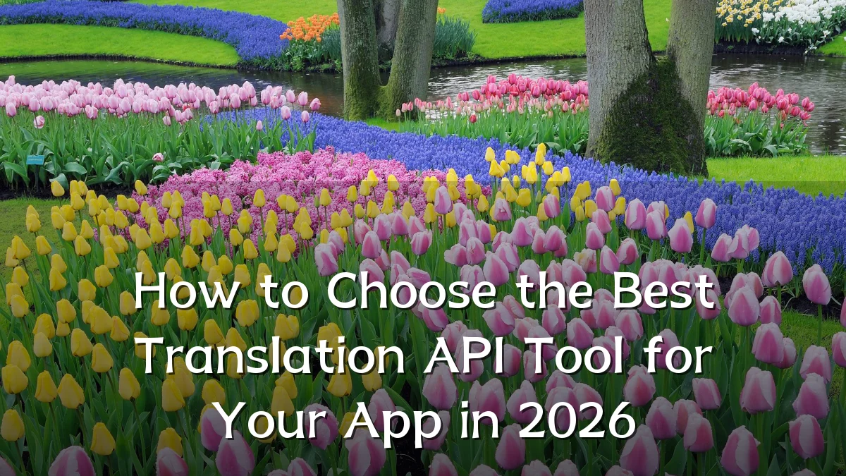 How to Choose the Best Translation API Tool for Your App in 2026