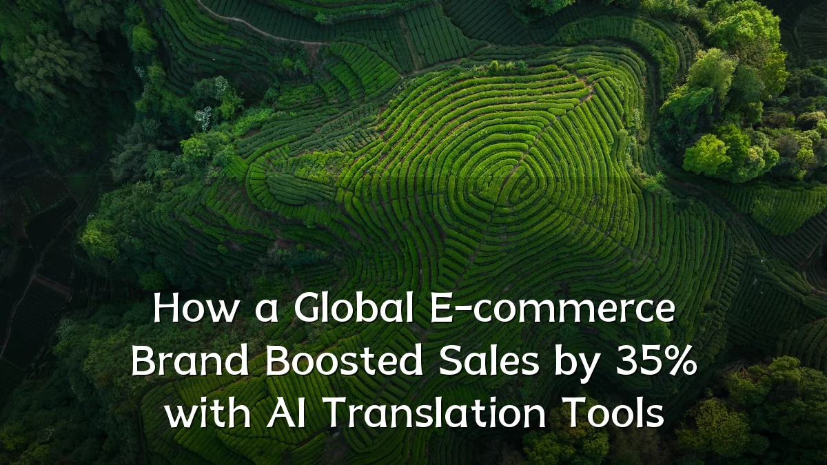 How a Global E-commerce Brand Boosted Sales by 35% with AI Translation Tools