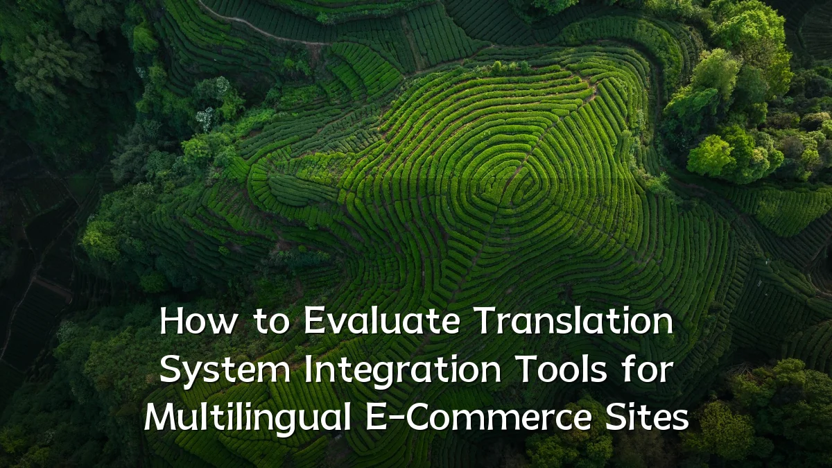 How to Evaluate Translation System Integration Tools for Multilingual E-Commerce Sites