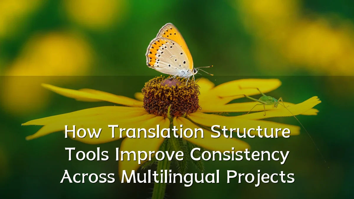 How Translation Structure Tools Improve Consistency Across Multilingual Projects