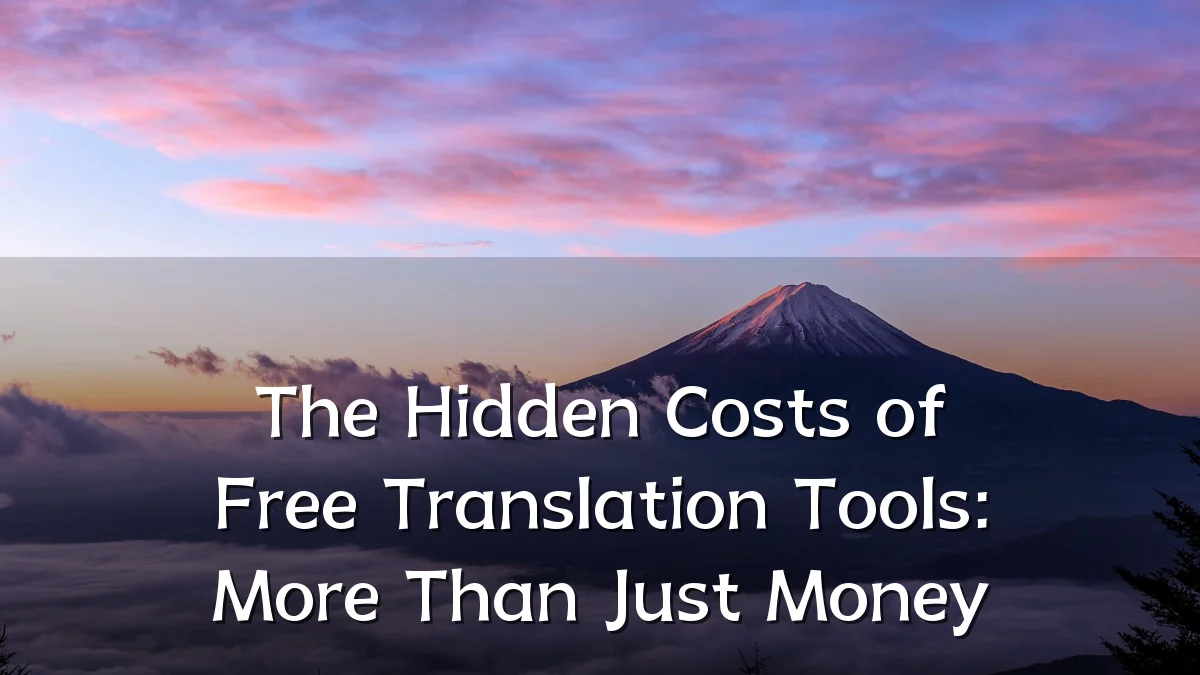 The Hidden Costs of Free Translation Tools: More Than Just Money