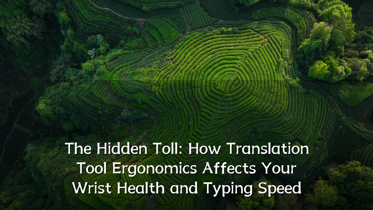 The Hidden Toll: How Translation Tool Ergonomics Affects Your Wrist Health and Typing Speed