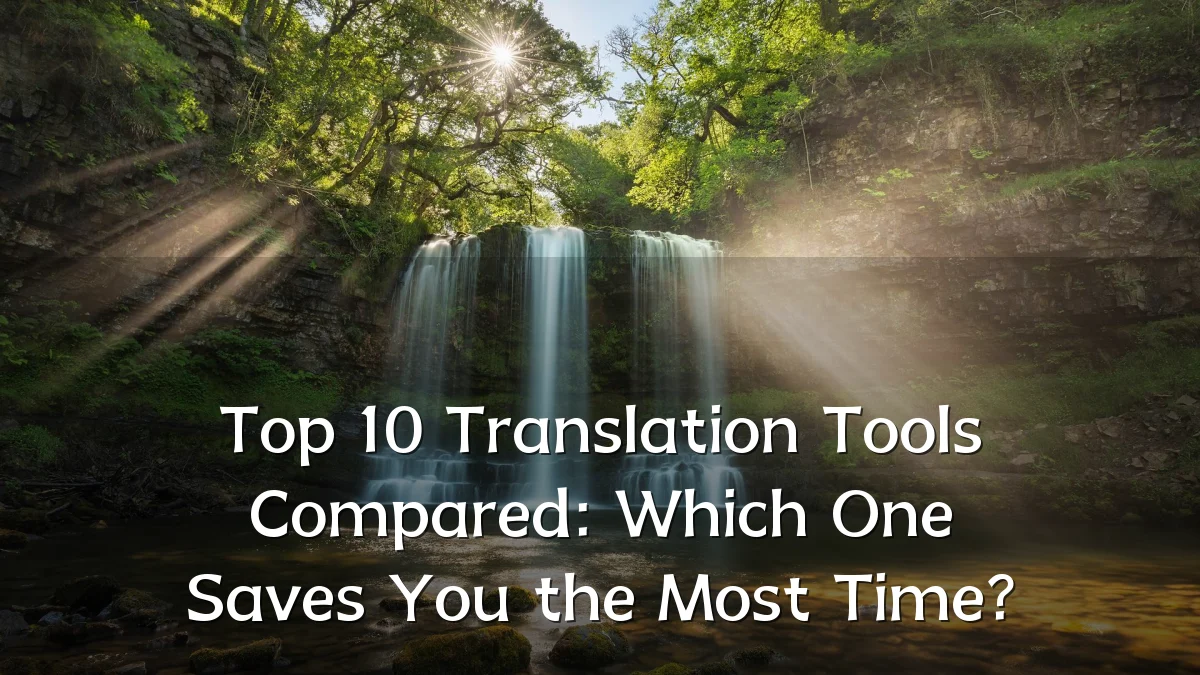 Top 10 Translation Tools Compared: Which One Saves You the Most Time?