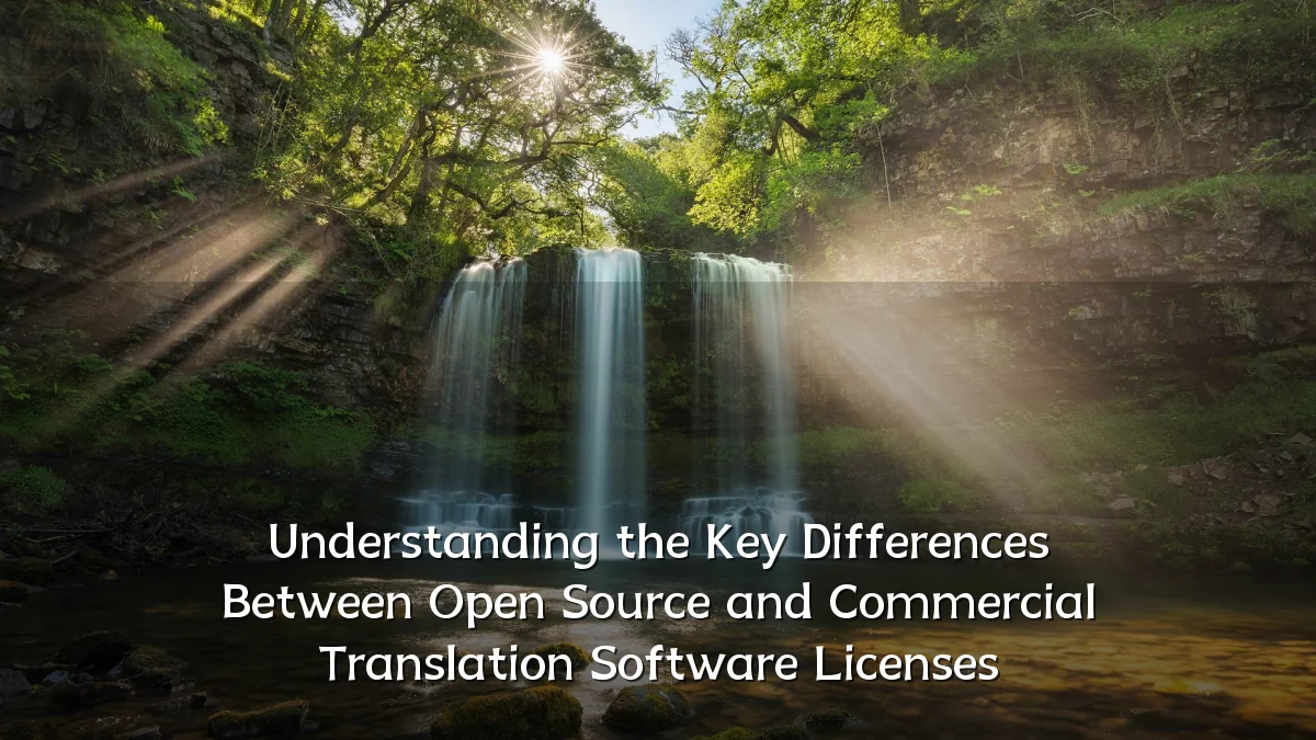 Understanding the Key Differences Between Open Source and Commercial Translation Software Licenses
