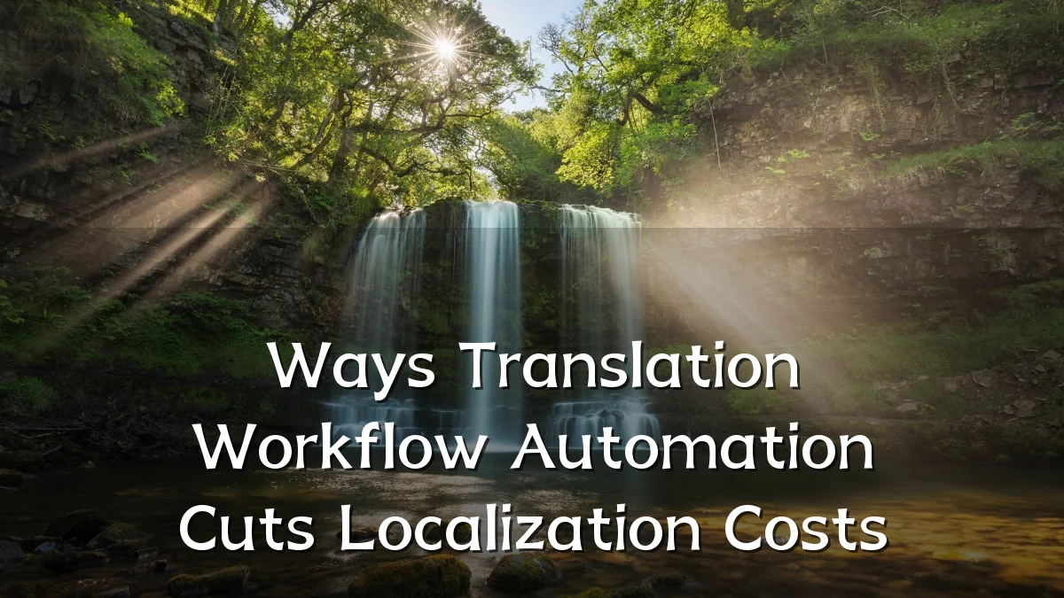 Ways Translation Workflow Automation Cuts Localization Costs