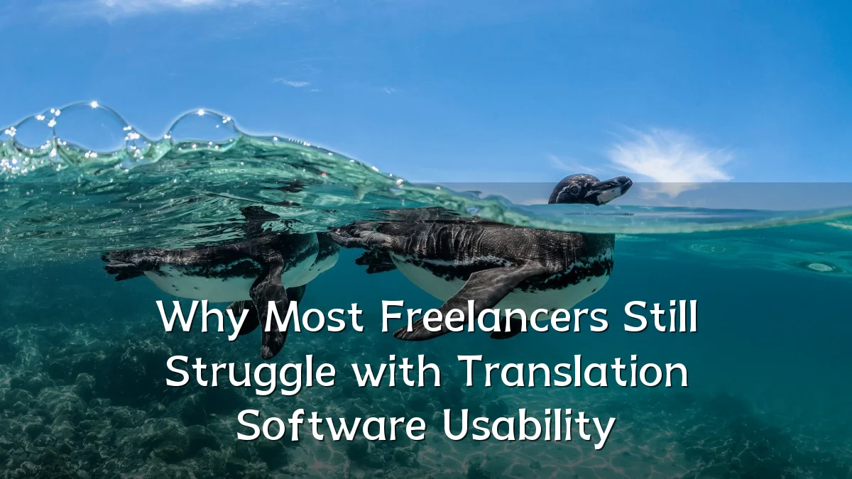Why Most Freelancers Still Struggle with Translation Software Usability