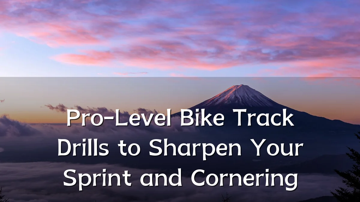 Pro-Level Bike Track Drills to Sharpen Your Sprint and Cornering