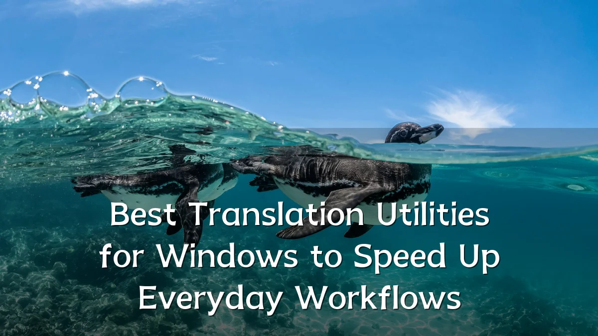 Best Translation Utilities for Windows to Speed Up Everyday Workflows