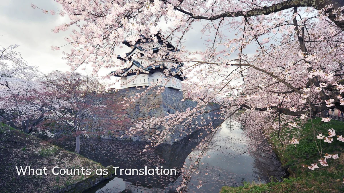 What Counts as Translation