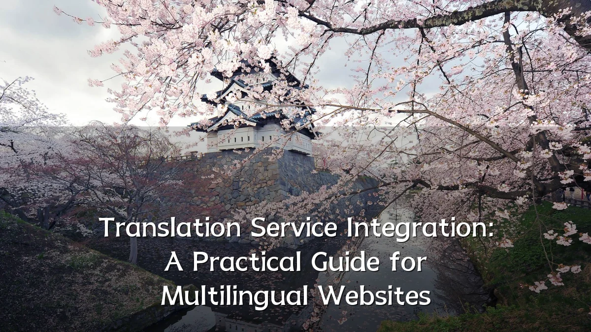 Translation Service Integration: A Practical Guide for Multilingual Websites