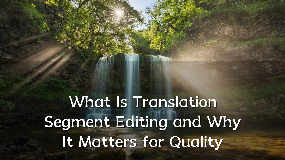 What Is Translation Segment Editing and Why It Matters for Quality